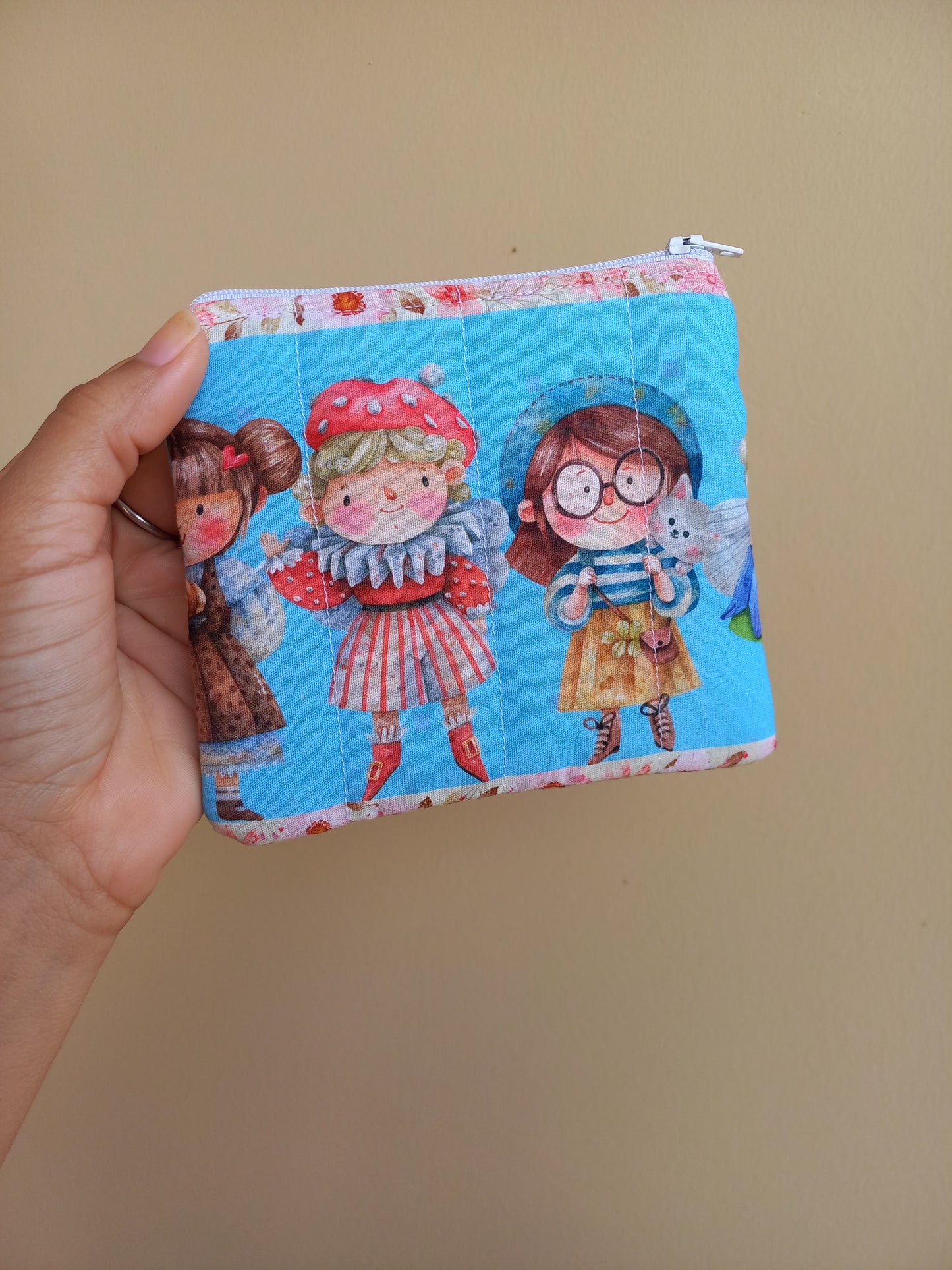 Carteira Menina Azul