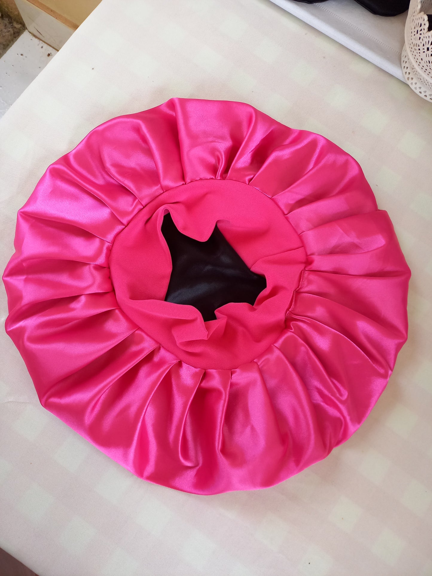 Touca Faixa Pink e Preto