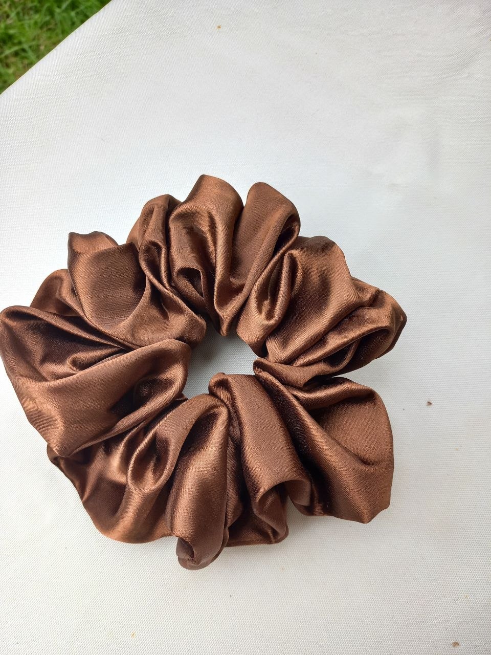 Scrunchie Maxi Marrom