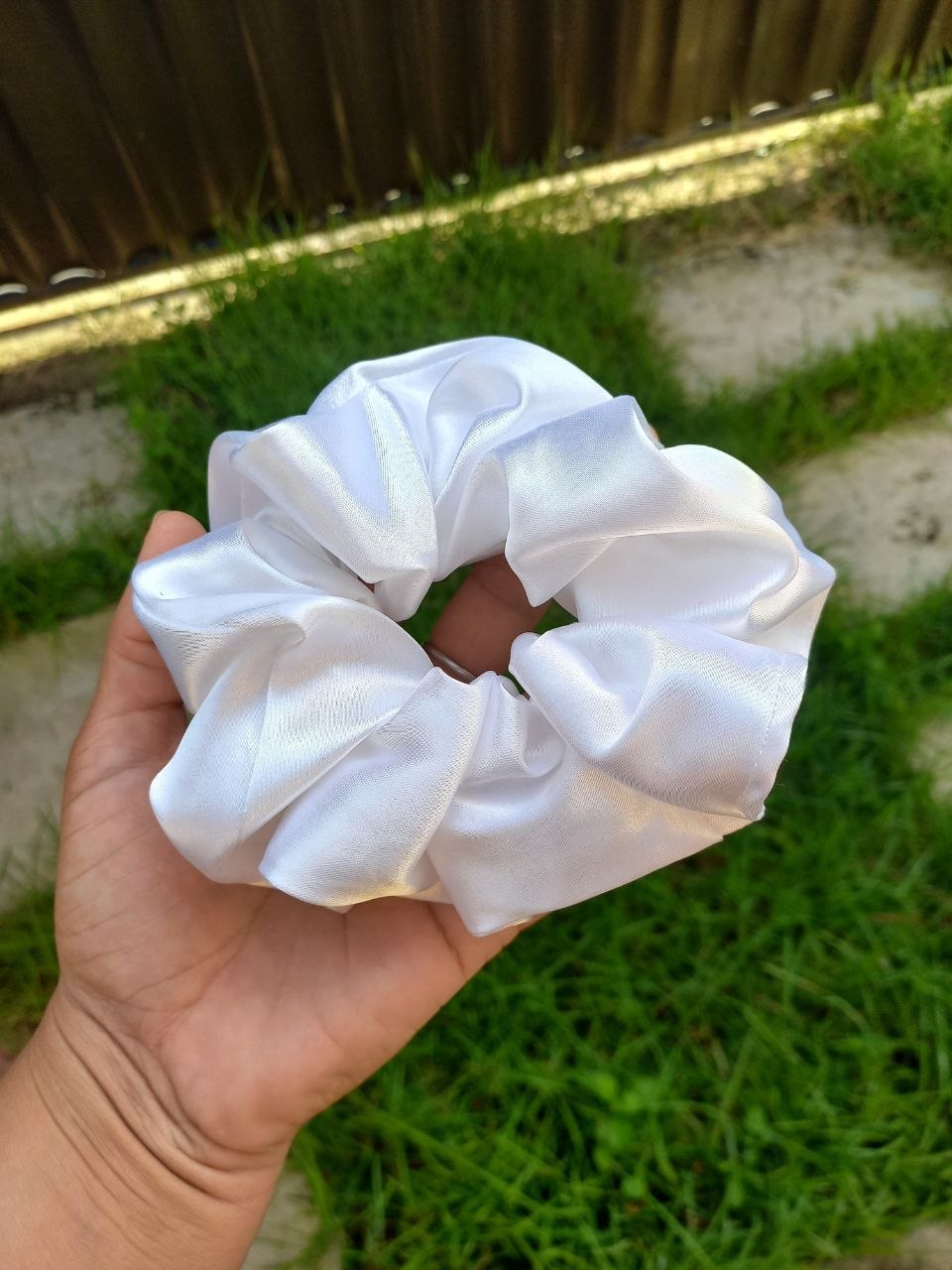 Scrunchie Maxi Branca