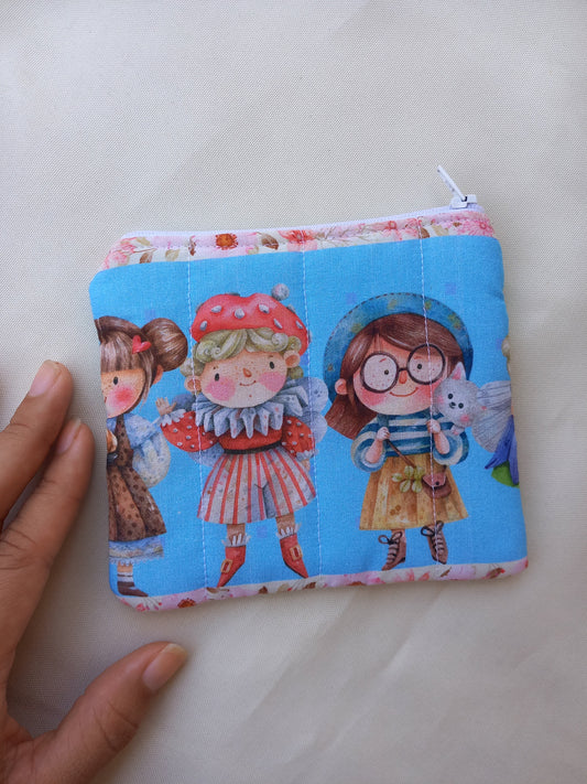 Carteira Menina Azul