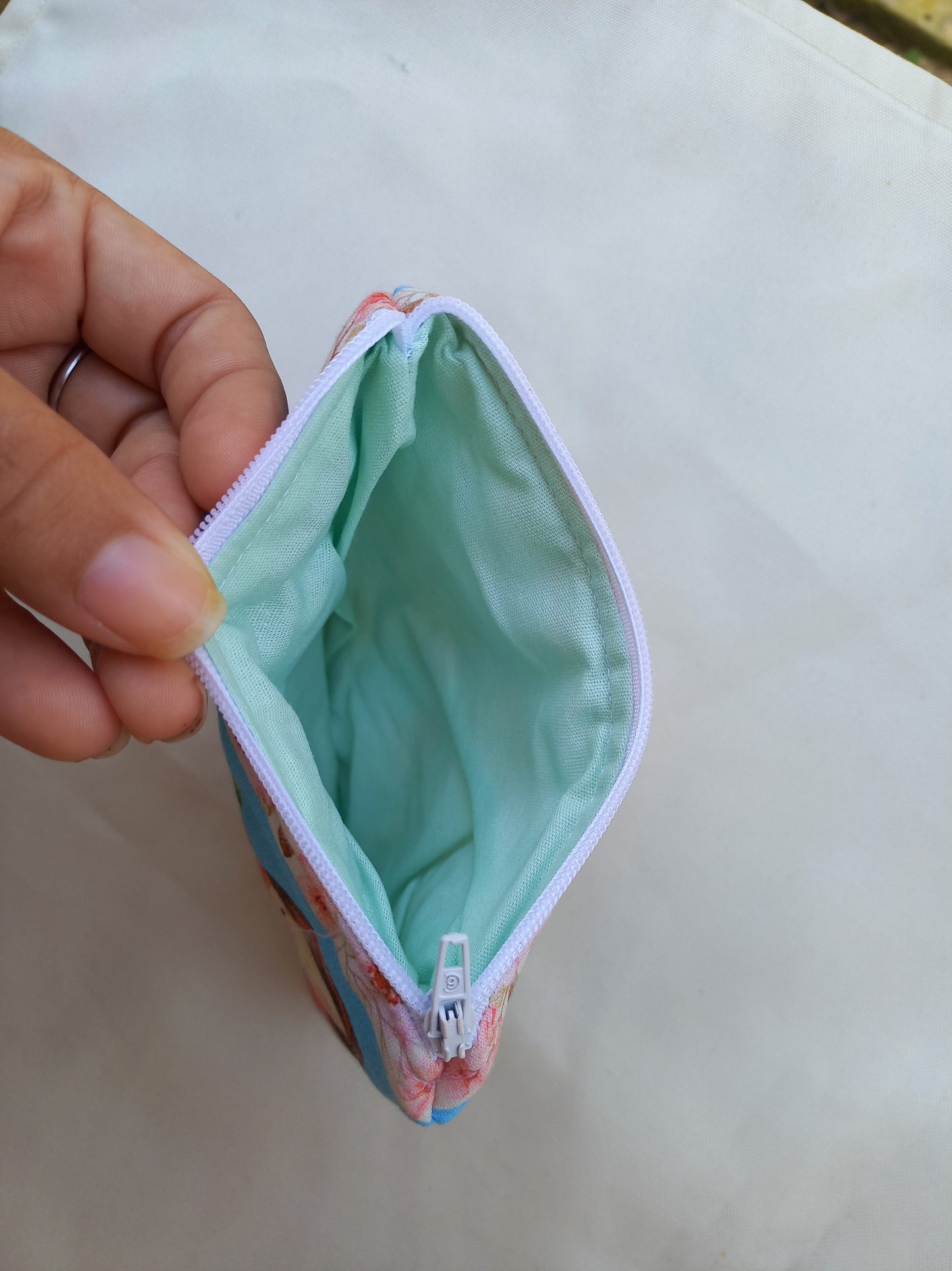 Carteira Menina Azul