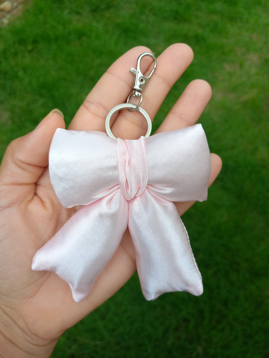 Chaveiro Laço Rosa Bebê