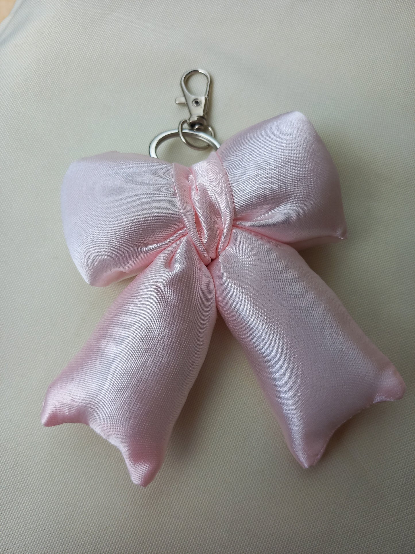 Chaveiro Laço Rosa Bebê