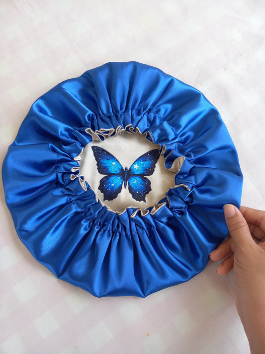 Touca Premium estampada Borboleta Azul 🦋