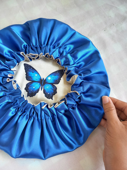 Touca Premium estampada Borboleta Azul 🦋