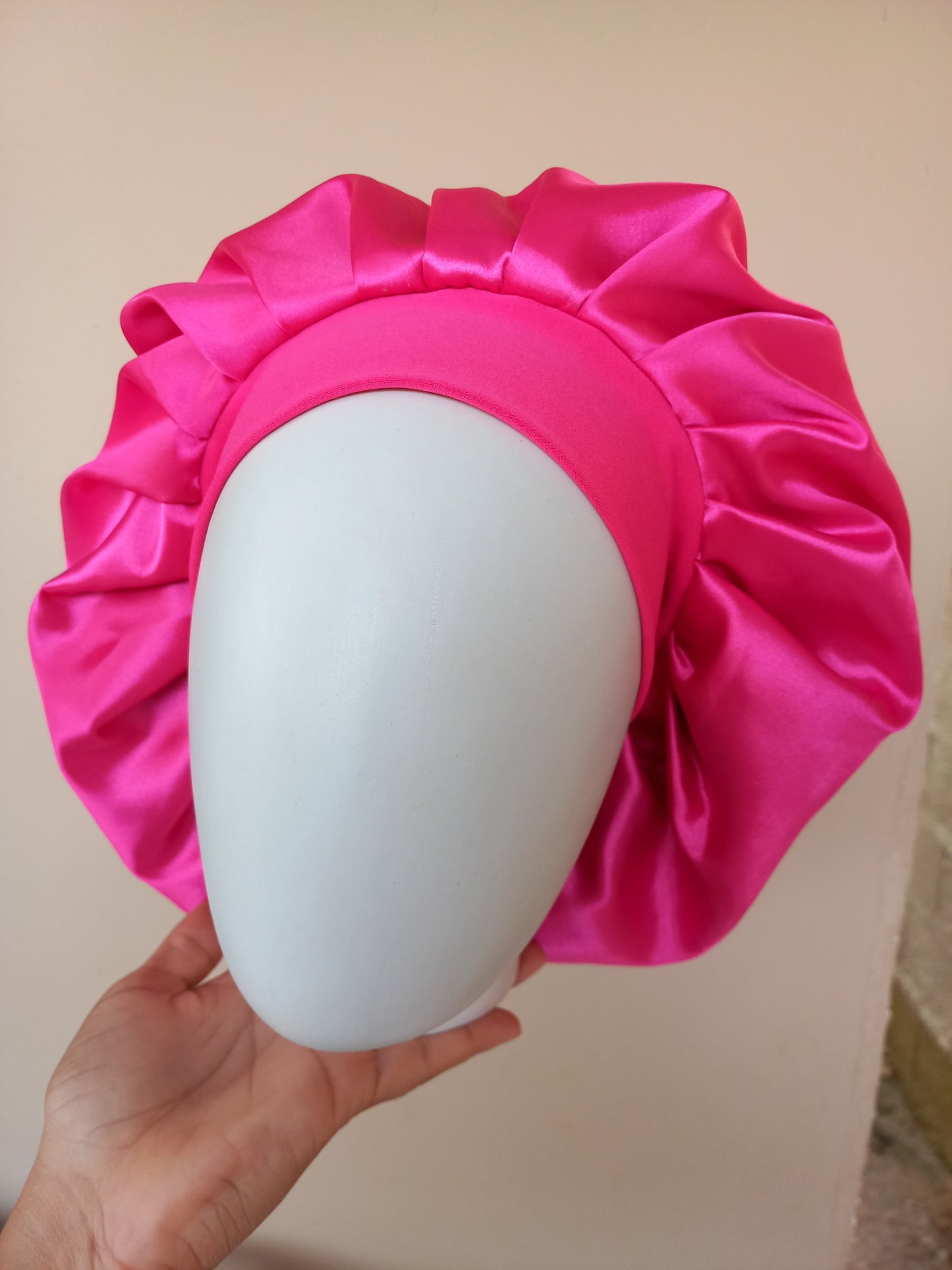 Touca Faixa Pink e Preto