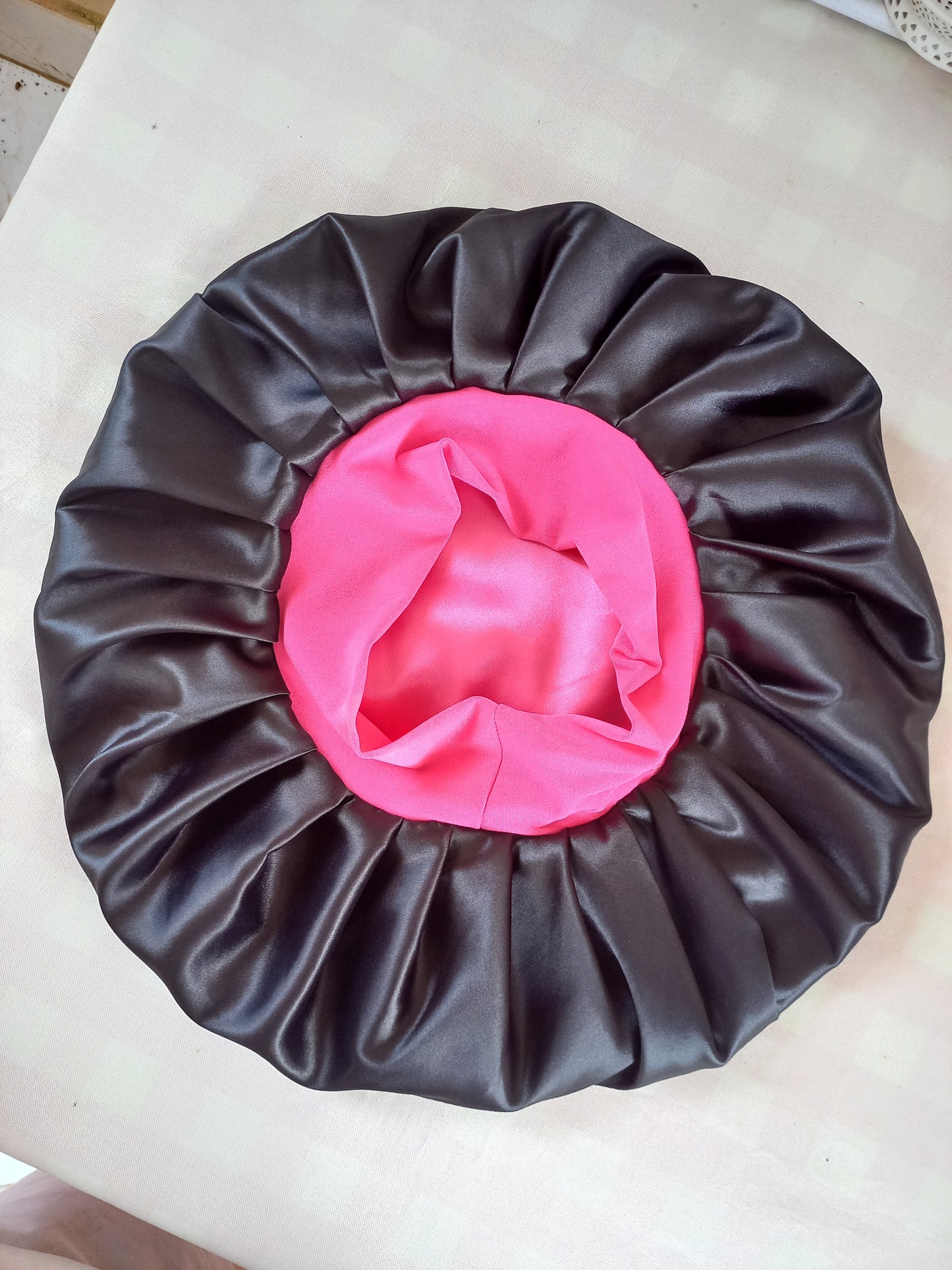 Touca Faixa Pink e Preto