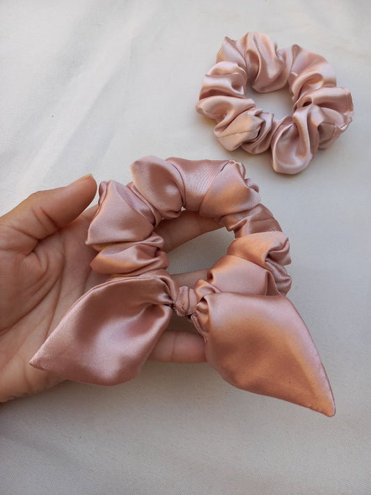 Scrunchie Orelinha Rosé