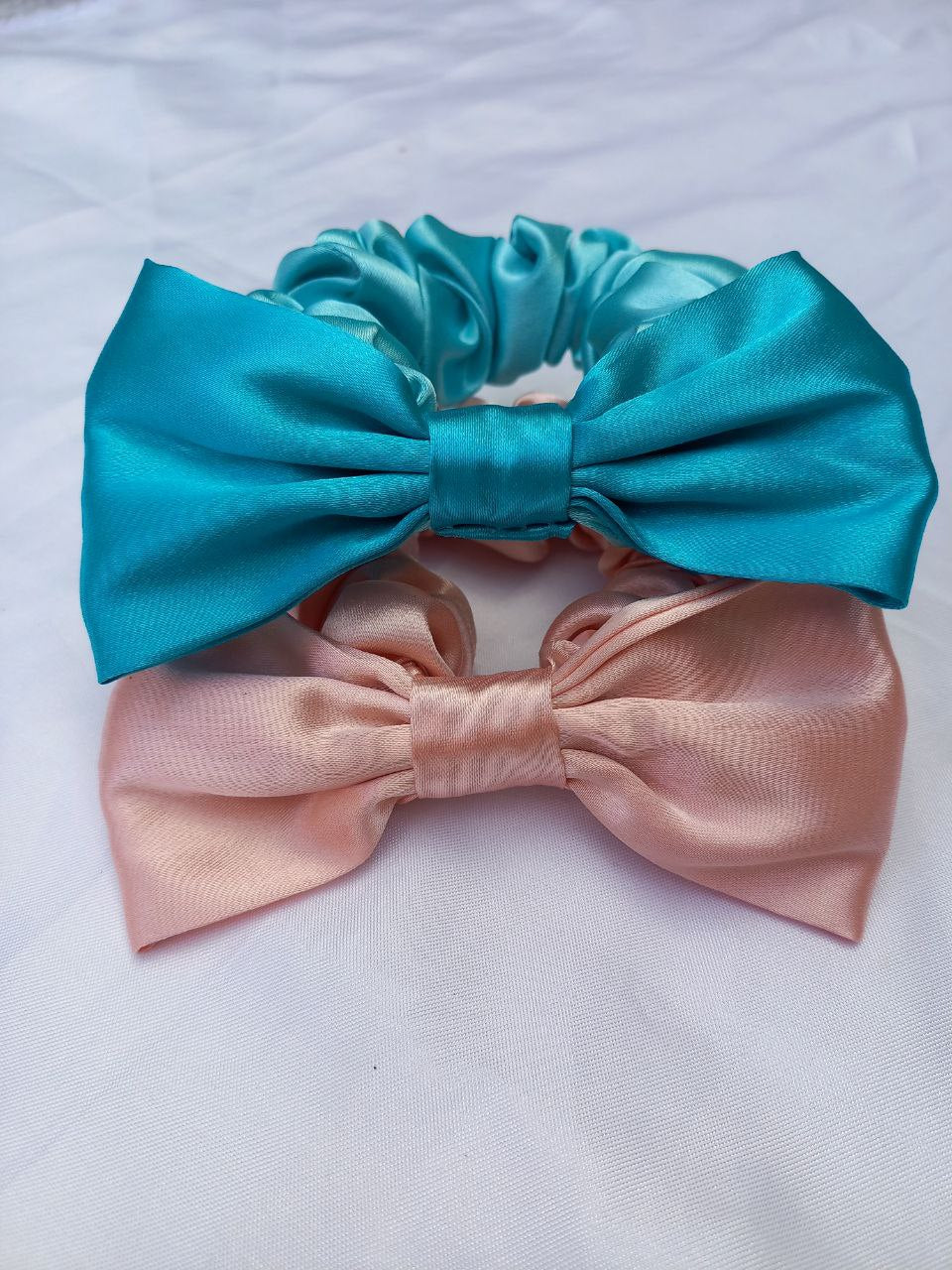 Scrunchie Laço Rosé