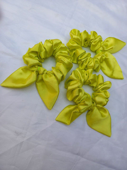 Scrunchie Orelinha Verde Lima