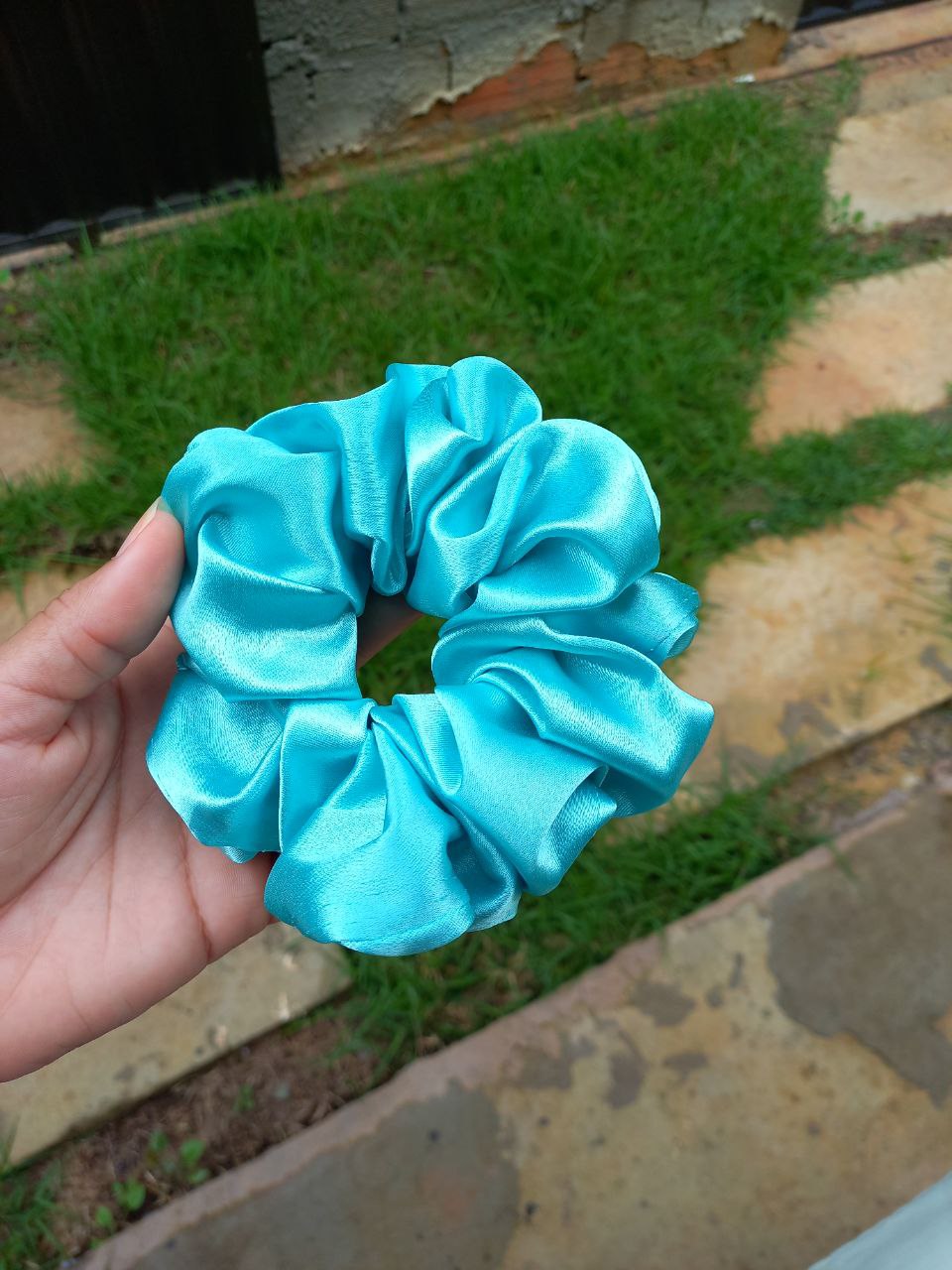 Scrunchie Maxi Azul Céu