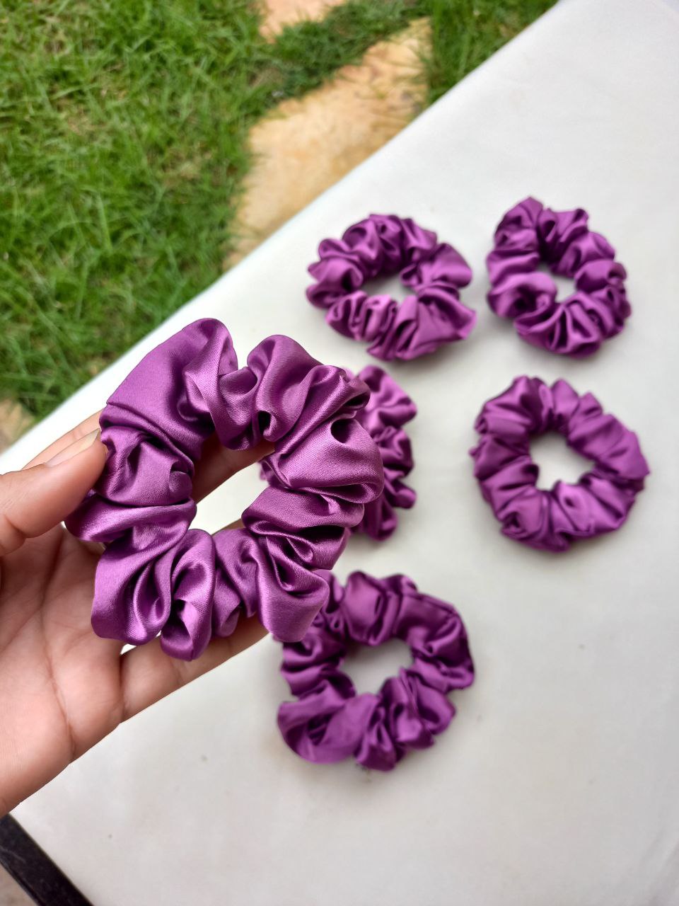 Scrunchie Tradicional Roxa