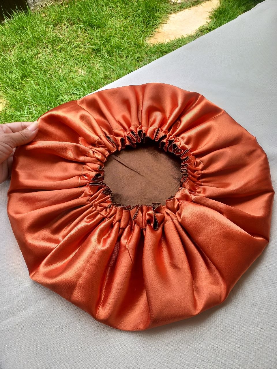 Touca Premium Terracota e Marrom