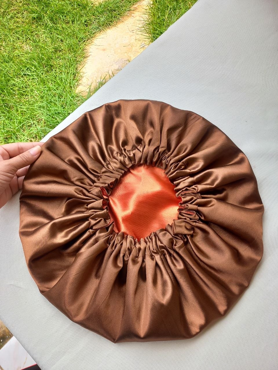 Touca Premium Terracota e Marrom