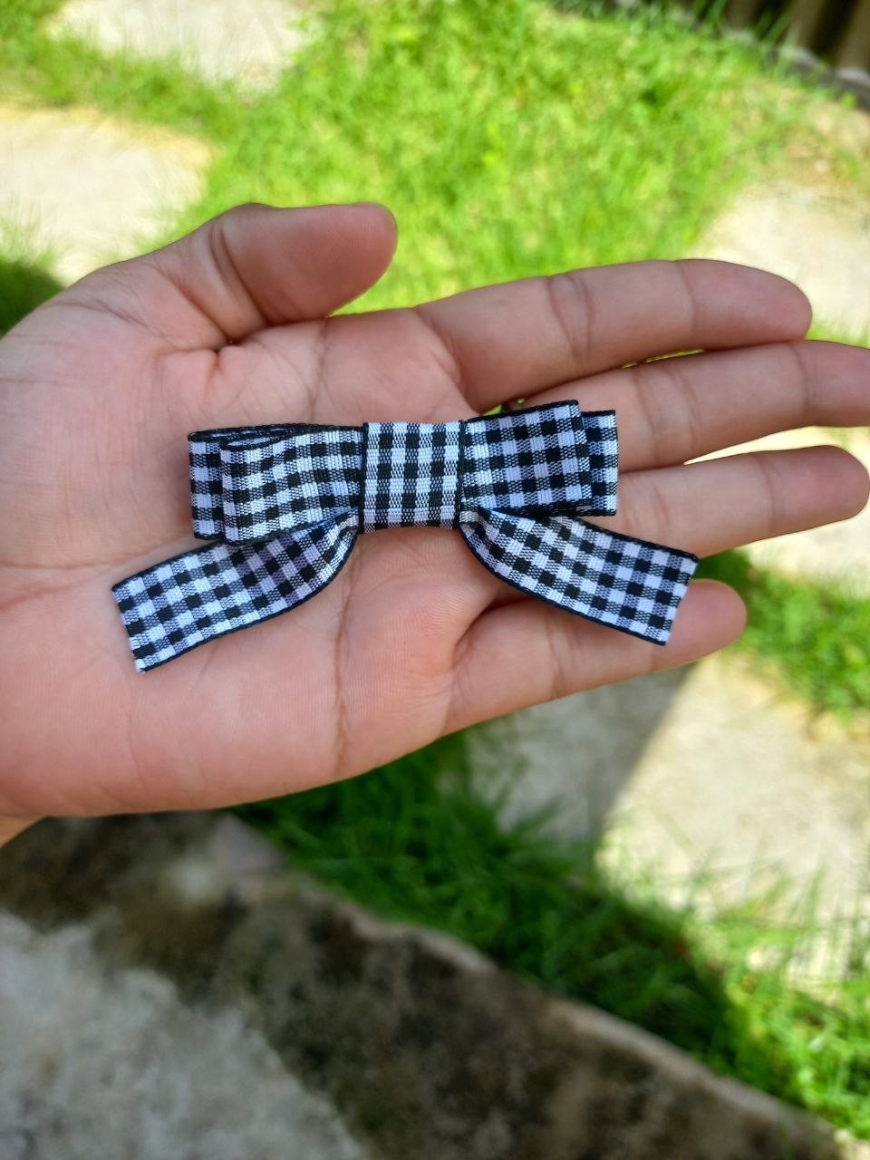 Scrunchie Junina 2 em 1 Preta