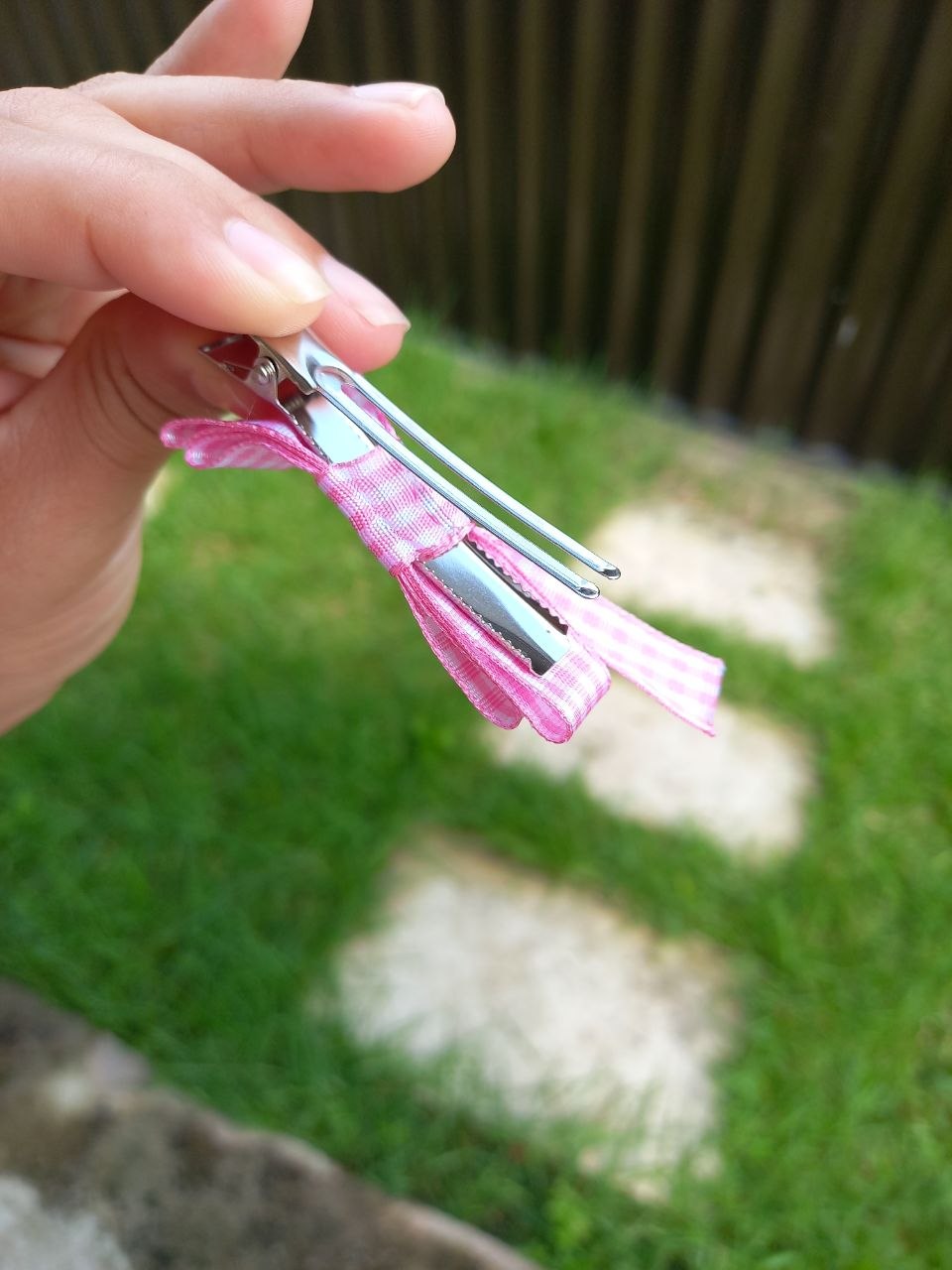 Scrunchie Junina 2 em 1 Rosa bebê
