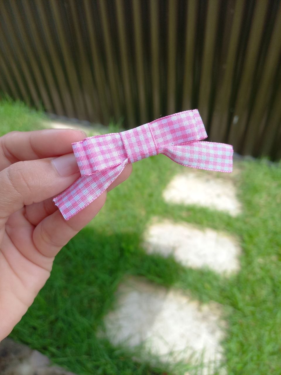 Scrunchie Junina 2 em 1 Rosa bebê