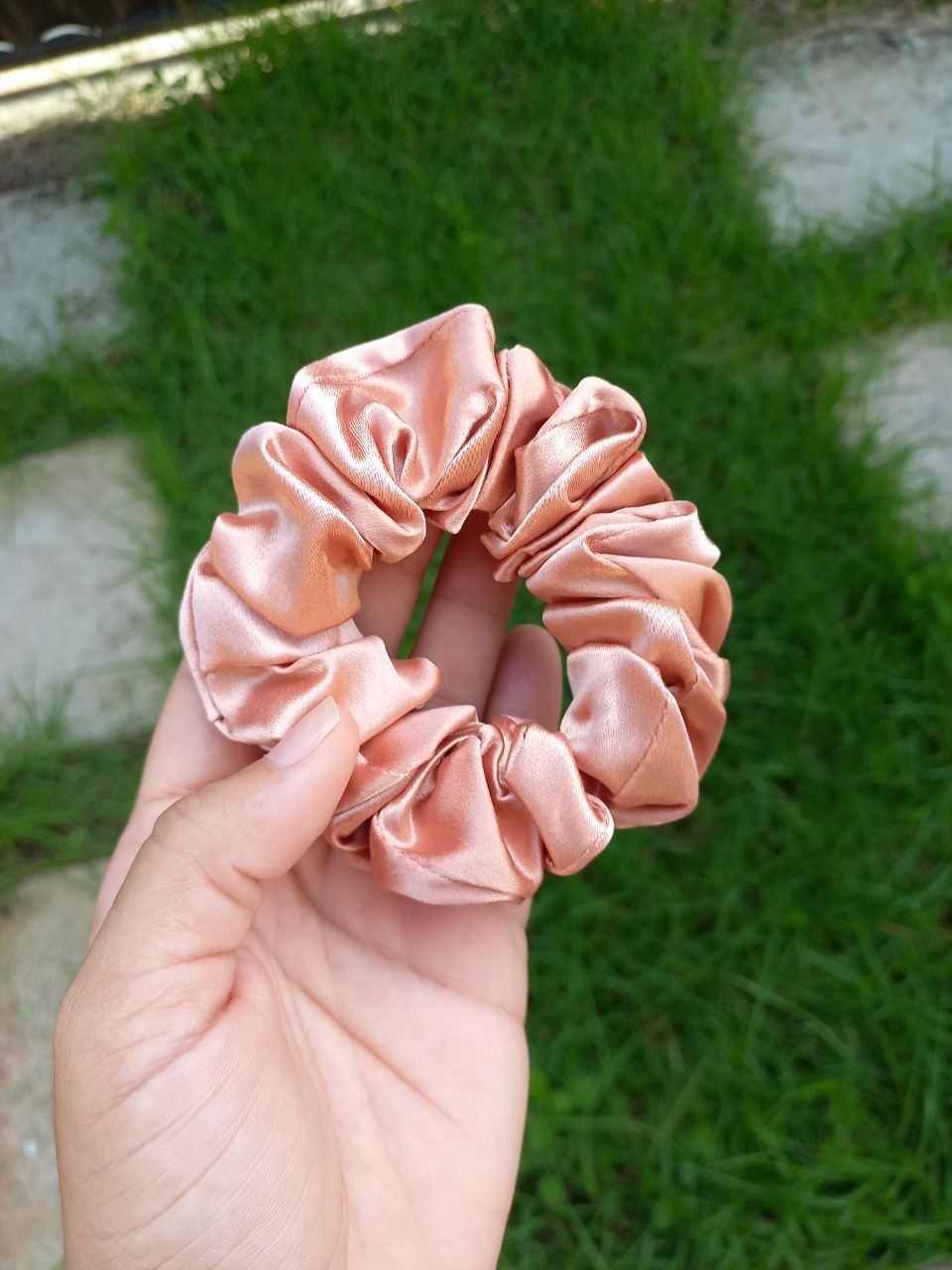 Scrunchie Tradicional Salmão